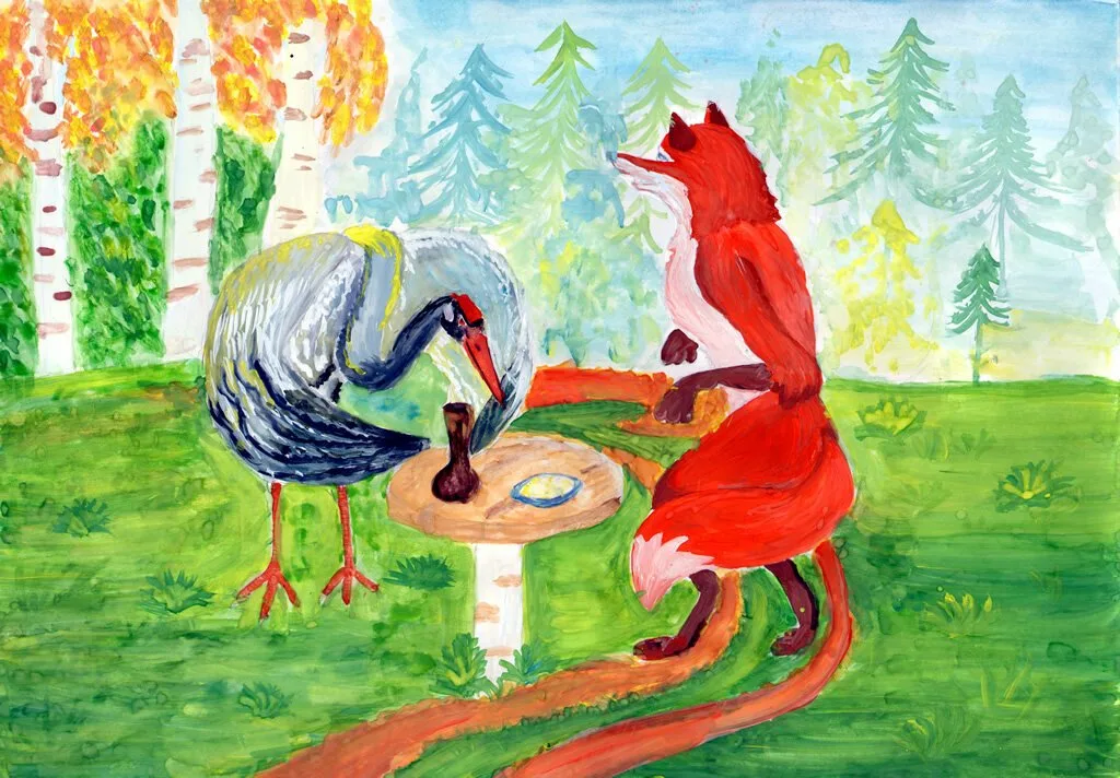 "Лиса и журавль" "Лиса и журавль"