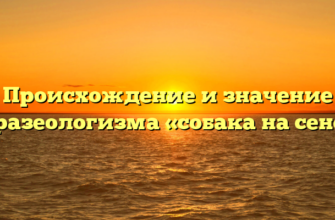 Происхождение и значение фразеологизма «собака на сене»