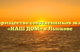 Товарищество собственников жилья «НАШ ДОМ» в Лыскове