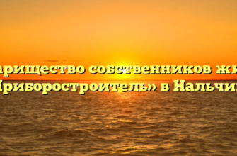 Товарищество собственников жилья «Приборостроитель» в Нальчике