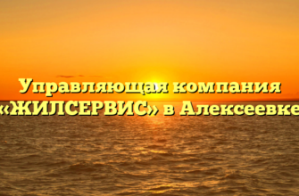 Управляющая компания «ЖИЛСЕРВИС» в Алексеевке
