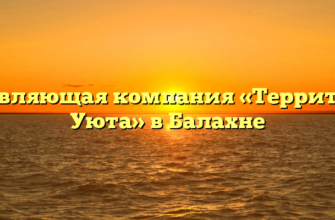 Управляющая компания «Территория Уюта» в Балахне