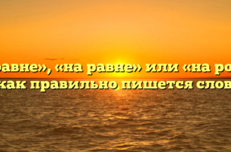 «Наравне», «на равне» или «на ровне» — как правильно пишется слово?