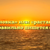 «Расстановка» или «растановка» — как правильно пишется слово?
