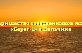 Товарищество собственников жилья «Берег-1» в Нальчике