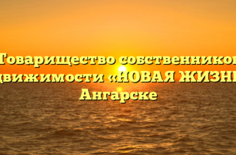 Товарищество собственников недвижимости «НОВАЯ ЖИЗНЬ» в Ангарске