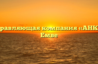 Управляющая компания «АНК» в Емве