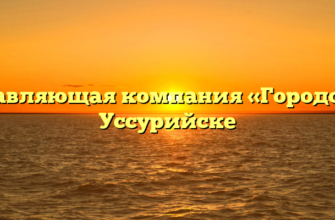 Управляющая компания «Городок» в Уссурийске
