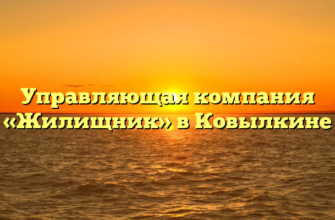 Управляющая компания «Жилищник» в Ковылкине