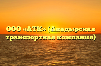 ООО «АТК» (Анадырская транспортная компания)