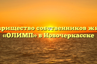 Товарищество собственников жилья «ОЛИМП» в Новочеркасске