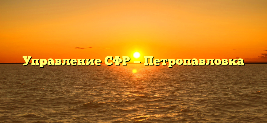 Управление СФР — Петропавловка