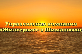 Управляющая компания «Жилсервис» в Шимановске