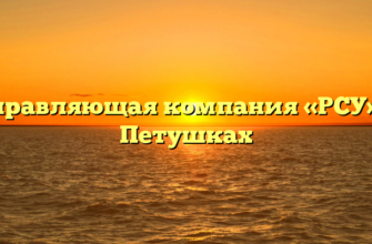 Управляющая компания «РСУ» в Петушках