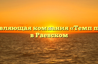 Управляющая компания «Темп плюс» в Раевском