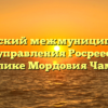 Чамзинский межмуниципальный отдел управления Росреестра по Республике Мордовия Чамзинка