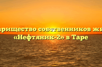 Товарищество собственников жилья «Нефтяник-2» в Таре