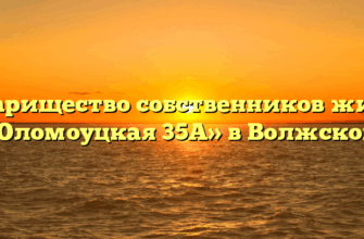 Товарищество собственников жилья «Оломоуцкая 35А» в Волжском