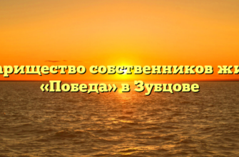 Товарищество собственников жилья «Победа» в Зубцове