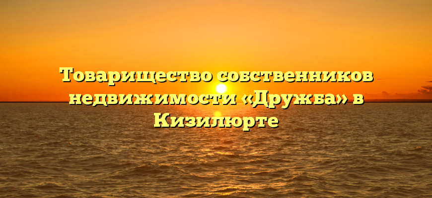 Товарищество собственников недвижимости «Дружба» в Кизилюрте