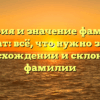 История и значение фамилии Опилат: всё, что нужно знать о происхождении и склонении фамилии