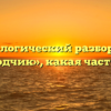 Морфологический разбор слова «разводчик», какая часть речи