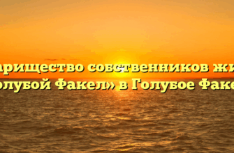 Товарищество собственников жилья «Голубой Факел» в Голубое Факеле