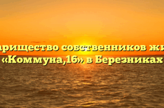 Товарищество собственников жилья «Коммуна,16» в Березниках