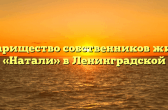 Товарищество собственников жилья «Натали» в Ленинградской