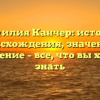 Фамилия Канчер: история происхождения, значение и склонение – все, что вы хотели знать