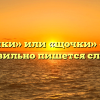 «Щёчки» или «щочки» — как правильно пишется слово?