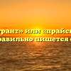 «Прейскурант» или «прайскурант» — как правильно пишется слово?