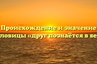 Происхождение и значение пословицы «друг познаётся в беде»