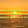 Разбираемся с происхождением и значением слова фельдшер: интересные факты и история